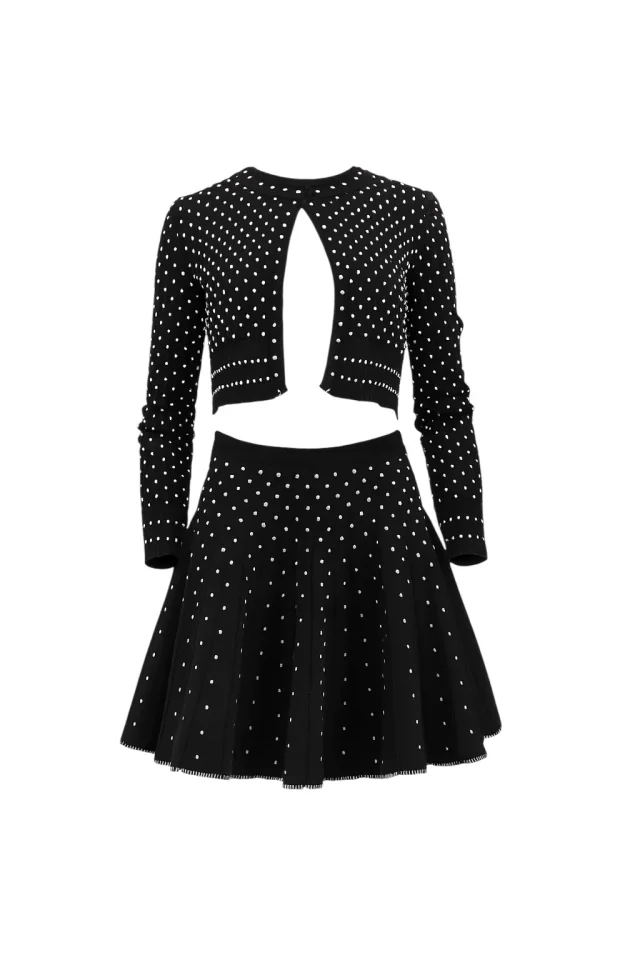 Alaïa and white top & skirt set in Black from Designer Revival, photo 2 of 3