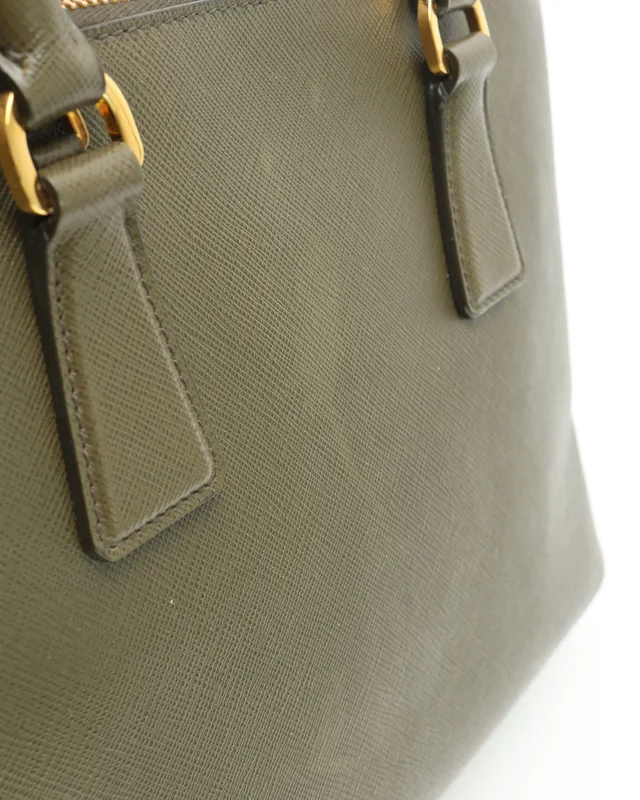 Prada Saffiano Lux Promenade Top Handle Bag in Saffiano leather from A Retro Tale, photo 11 of 16