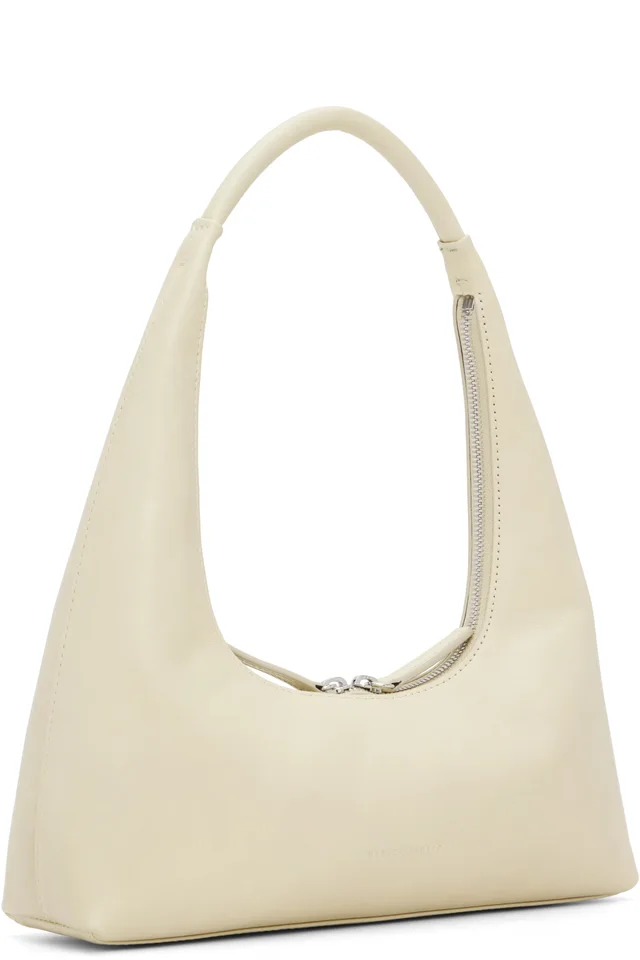 MARGESHERWOOD Off-White Leather Shoulder Bag, photo 2 of 2 from SSENSE