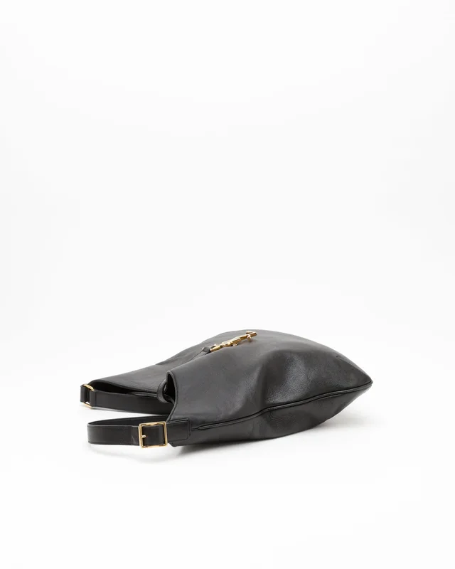 Saint Laurent Flat Hobo Bag in Leather from A Retro Tale, photo 5 of 10