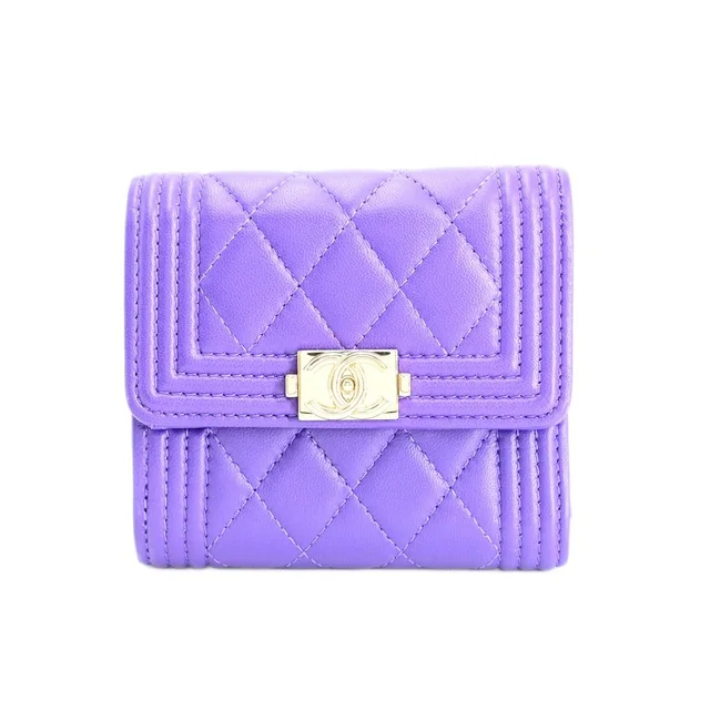 Chanel Medium Wallet Boy Small Flap in Lambskin from The Reluxe