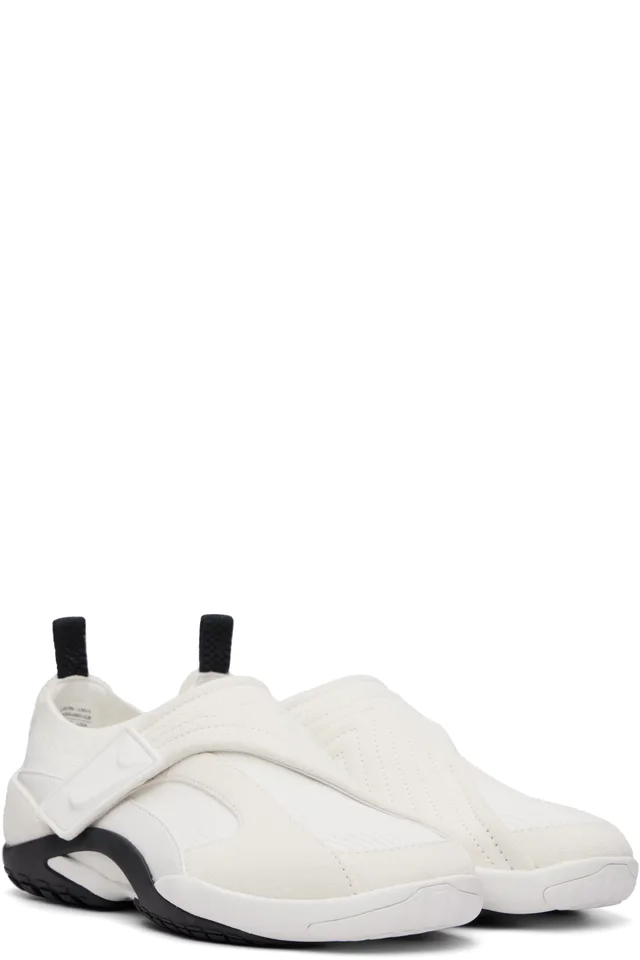 Lanvin White LNV1 Knit & Suede Sneakers, photo 4 of 5 from SSENSE