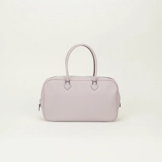 Hermès Plume Tote Boxnepearl Lilac Lilas Purple Silver Handbag in Purple from The Reluxe