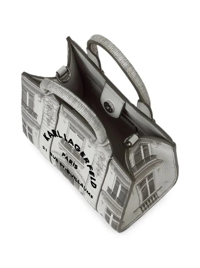 Karl Lagerfeld Rue St-Guillaume Mini Tote Bag, photo 3 of 5 from SENSER