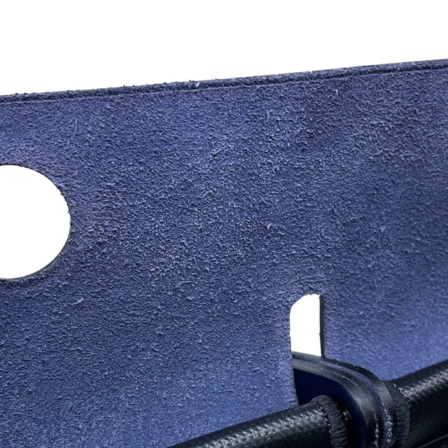 Hermès Herbag zip Blue Nuit/Black Toile HBerline Vache Hunter Leather Size PM in Black Leather from GALLERY RARE, photo 9 of 13