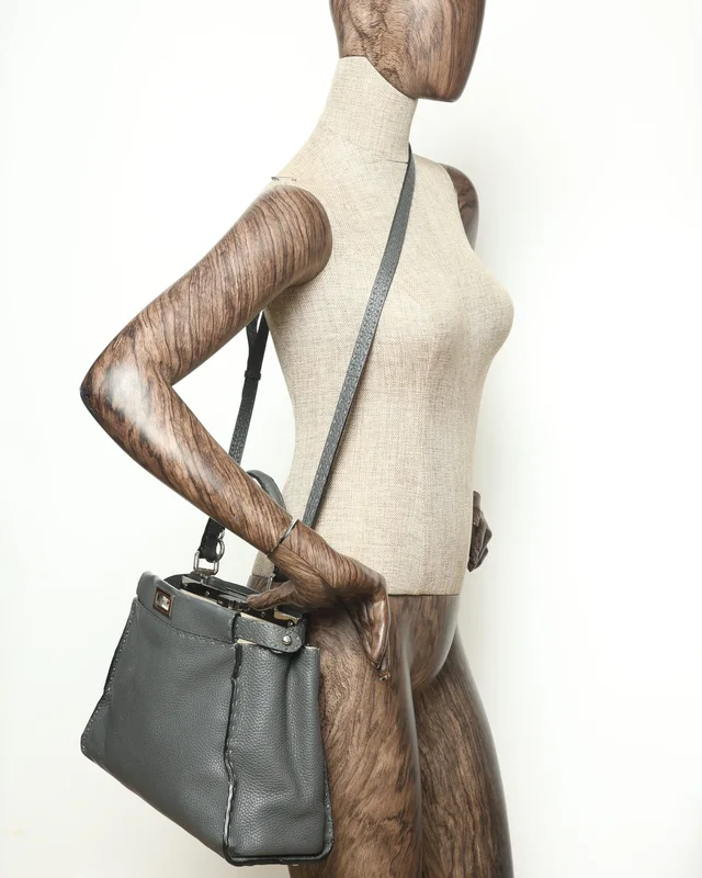 Fendi Medium Peekaboo Bag in Caviar leather from A Retro Tale, photo 13 of 13
