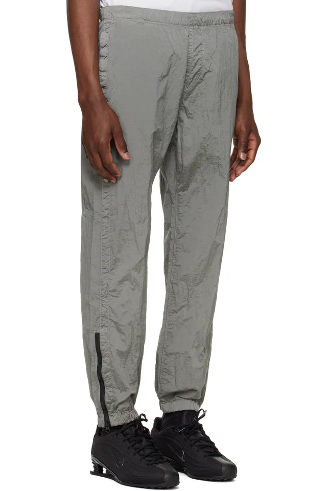 Stone Island Gray 3100035 Nylon Metal ECONYL Trousers, photo 2 of 5 from SSENSE