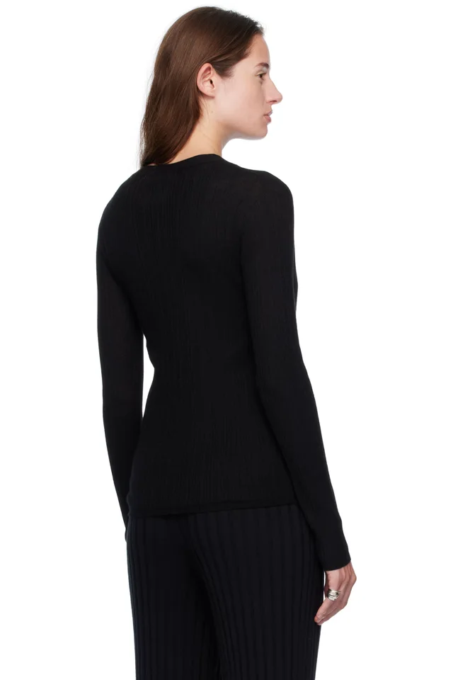 LISA YANG Black Vanna Cardigan, photo 3 of 4 from SSENSE