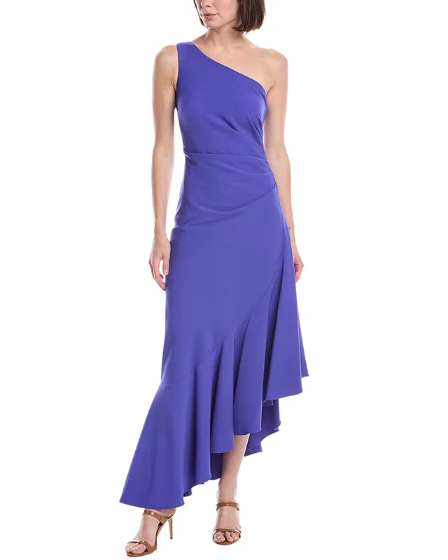 Eliza J One Shoulder Solid Maxi Dress, image 1 of 1 from Gilt