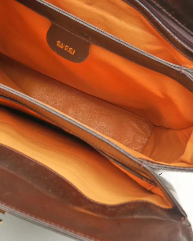 Gucci GG Tote Bag in Leather from A Retro Tale, photo 12 of 14
