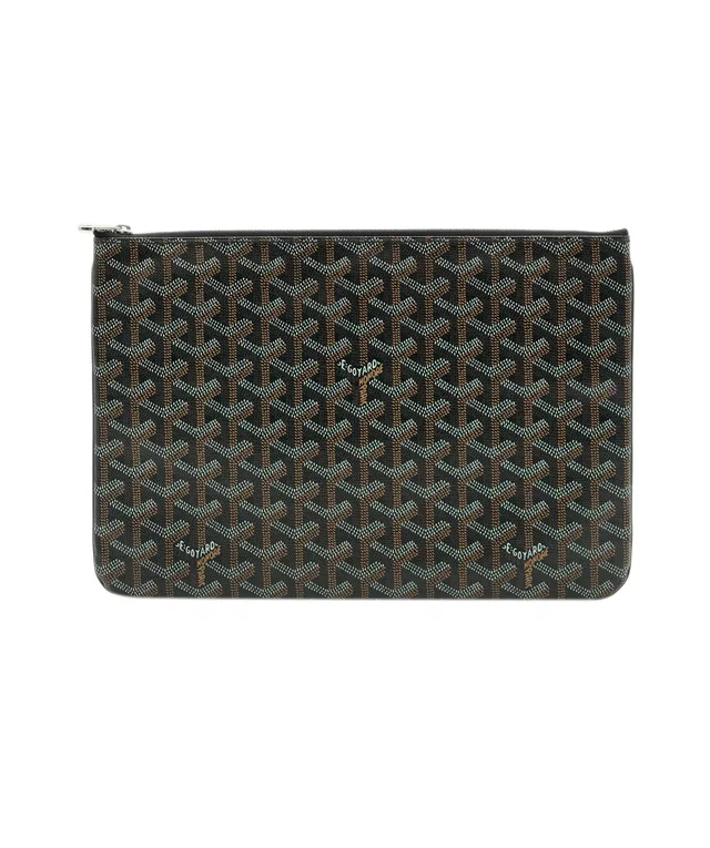 Goyard Senna MM Clutch Black Second Bag in Black Coated canvas from Luxury Promise