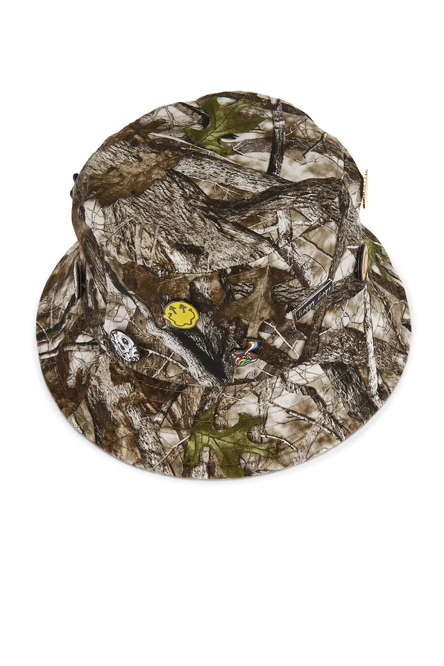 Happy Caps Pin Bucket Hat in Tree Camo, photo 5 of 5 from REVOLVE (Canada)