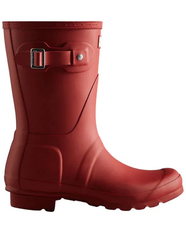 Hunter Original Short Rubber Rain Boots in //asset2.ruecdn.com/images/sw/131171/1311713648_RLSW_navy.jpg, image 1 of 1 from Rue La La