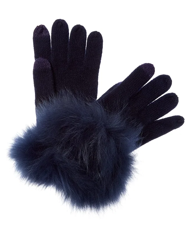 Sofia Cashmere sofiacashmere Tech Cashmere Glove, image 1 of 1 from Rue La La