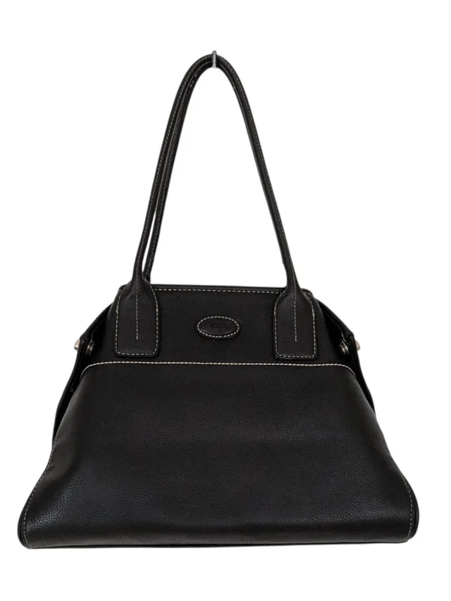 Tod's Girelli Black Leather Shoulder Bag in black Leather from Poshmark