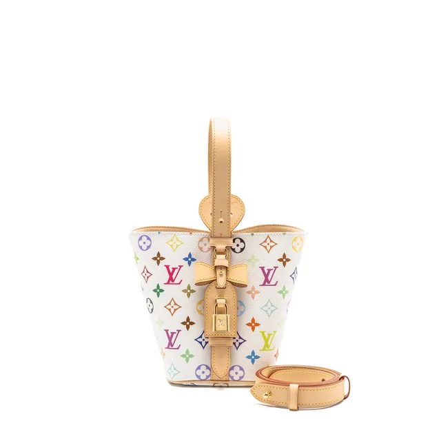 Louis Vuitton Murakami All in BB Monogram Canvas/Leather Multicolour GHW in Coated canvas from EMIER