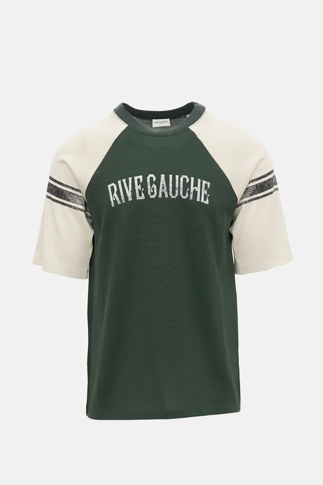 Saint Laurent Distressed Rive Gauche T-Shirt from VSP Consignment