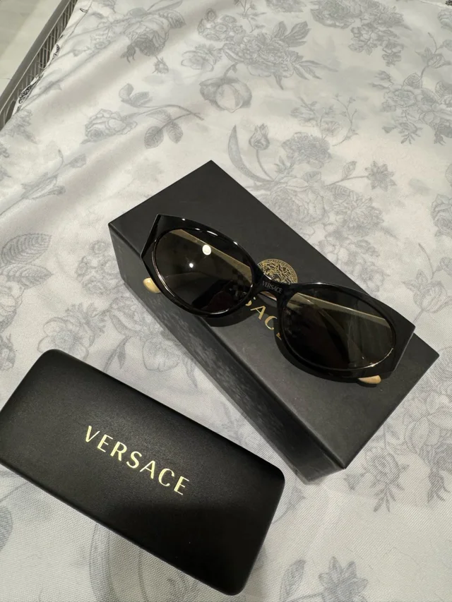 Versace Black Sunglasses With Dark Lenses - Women's Fashion Accessory in black|gold from Poshmark