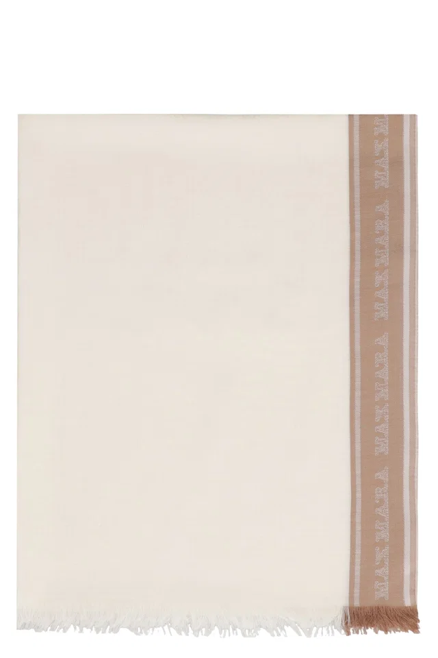 Max Mara Madre Scarf — Hazelnut Cashmere Scarfs in Cashmere from HEWI