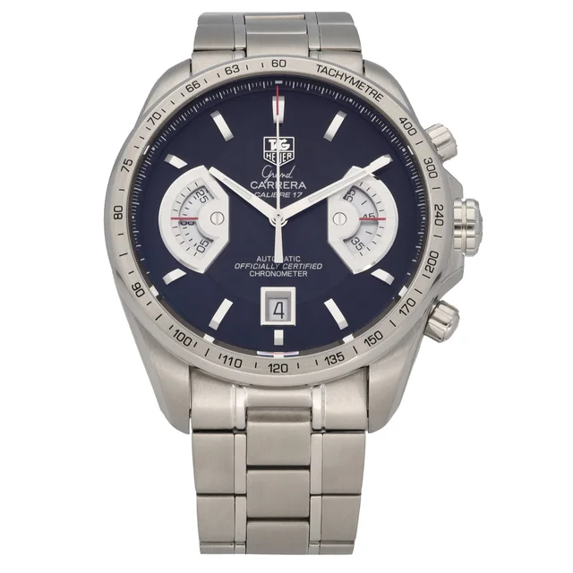TAG Heuer Grand Carrera CAV511A 43mm Stainless Steel Watch from H&T