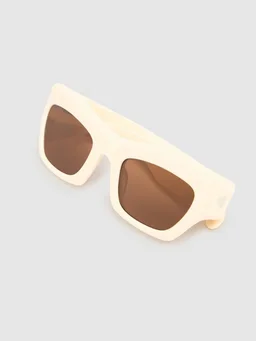 Port Tanger Square Sunglasses in 0% Acetate, photo 2 of 5 from LUISAVIAROMA