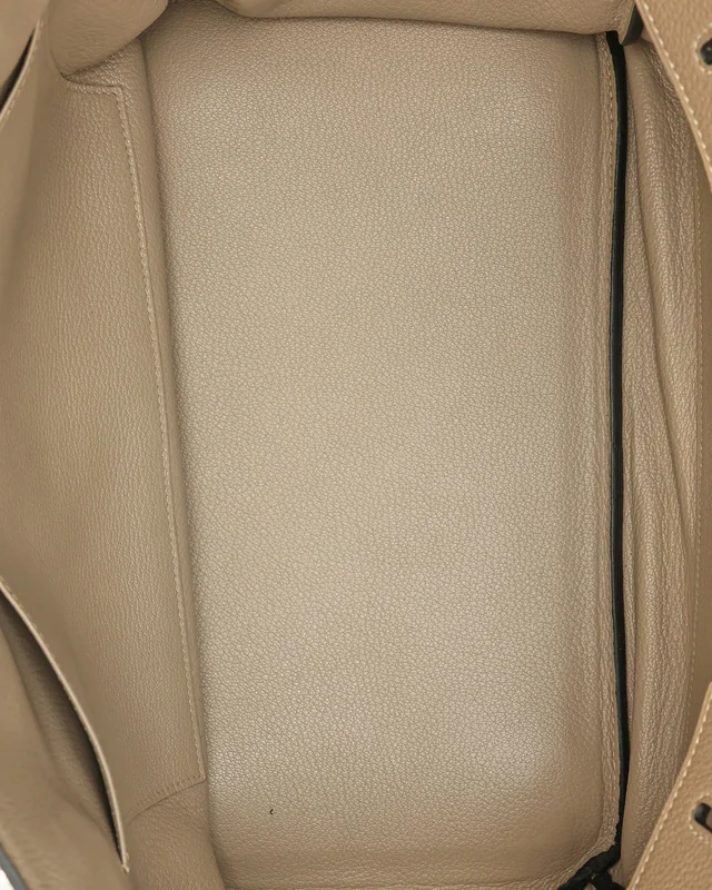 Hermès Birkin 35 Gris Tourterelle Togo Bag in Grey Togo leather from A Retro Tale, photo 11 of 12