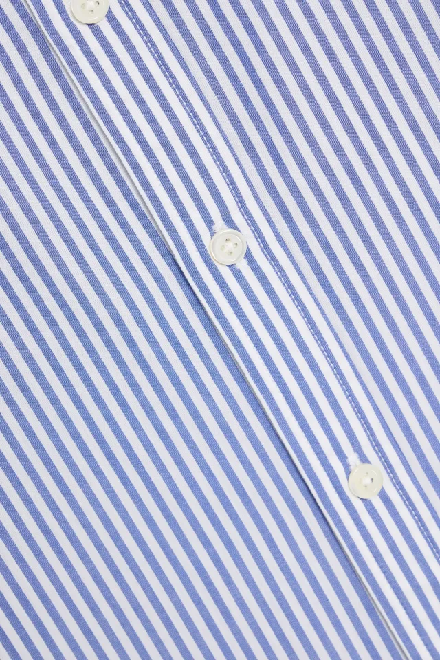 Alex Mill Striped Cotton-Poplin Shirt, photo 4 of 4 from THE OUTNET