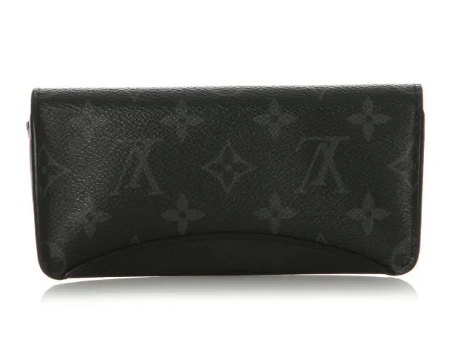Louis Vuitton Monogram Eclipse Woody Sunglasses Case in Coated canvas from Ann's Fabulous Finds, photo 3 of 8