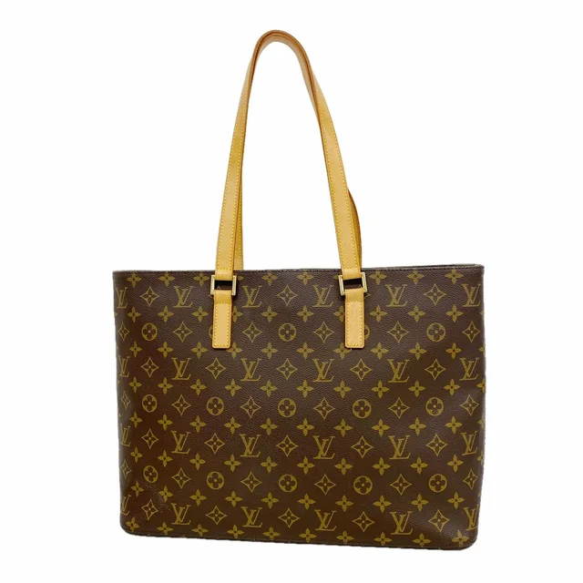 Louis Vuitton Tote Bag Monogram Luco Brown in Brown from The Reluxe
