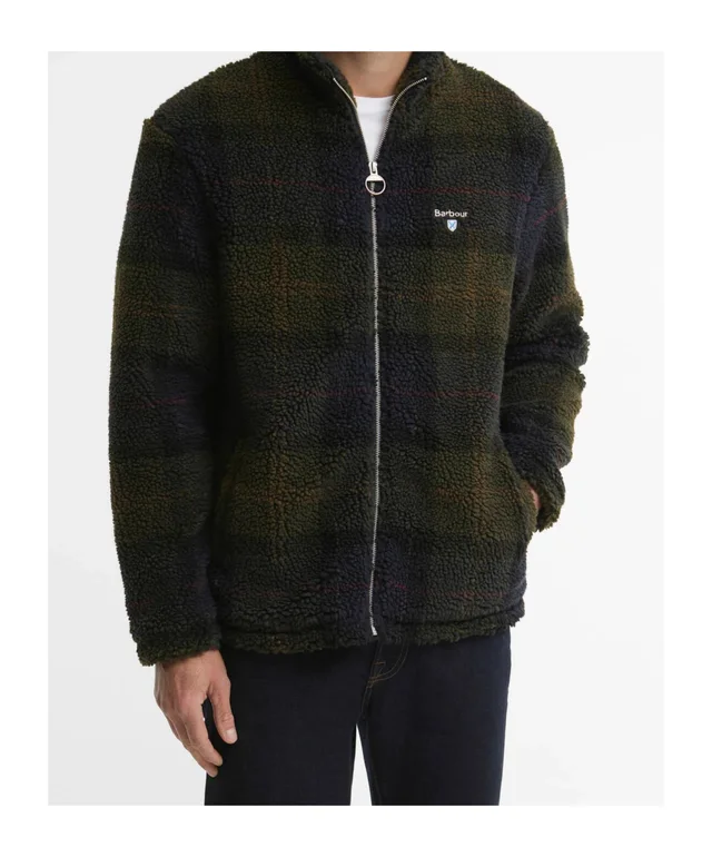 Barbour tartan-fleece jacket, photo 5 of 8 from SENSER