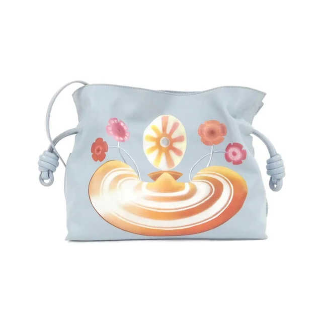 Loewe Flamenco Clutch Bag in LIGHT BLUE leather from KOMEHYO