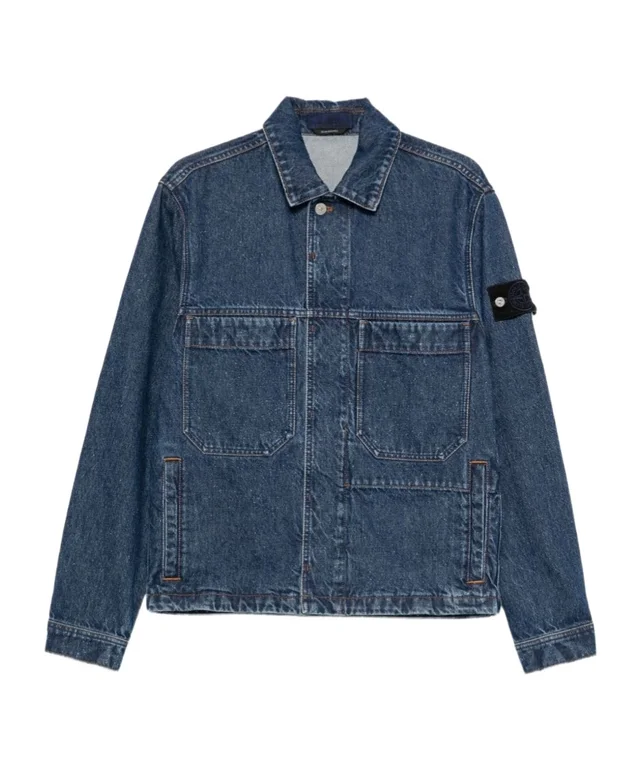 Stone Island Denim Biker Jacket from SENSER, photo 1 of 1