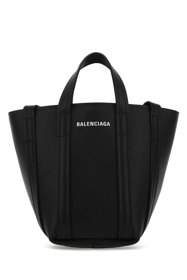 Balenciaga Everyday Tote Bag — Black T Domesticated Calf Le in Black Calfskin from HEWI