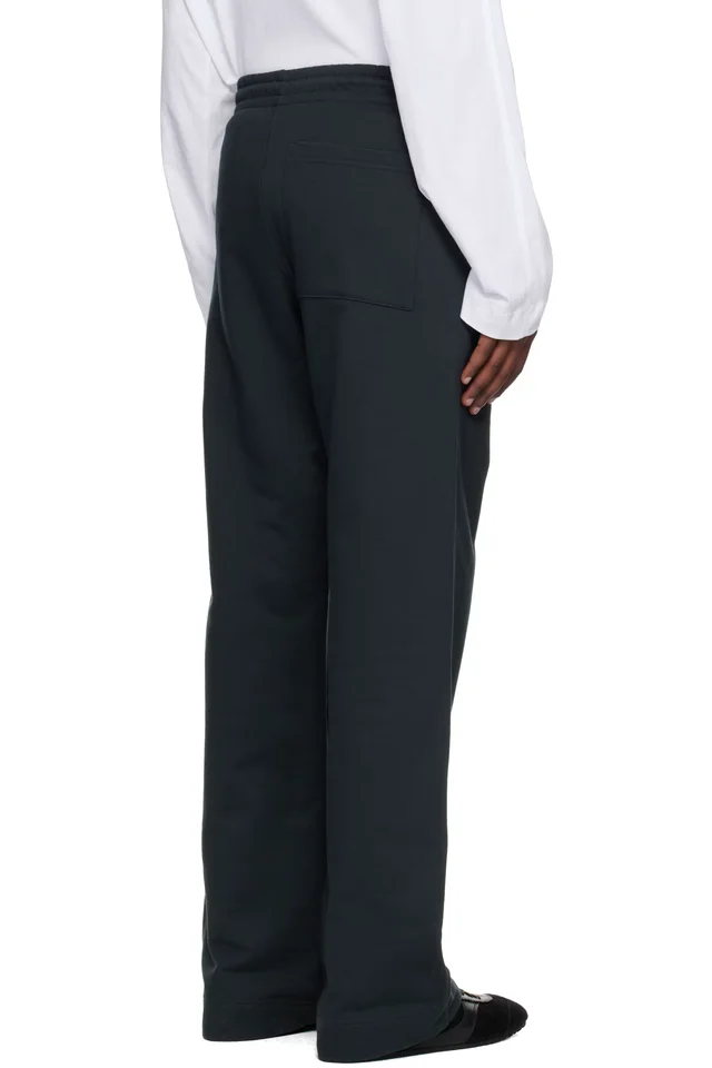 Dries Van Noten Black Drawstring Sweatpants, photo 3 of 4 from SSENSE