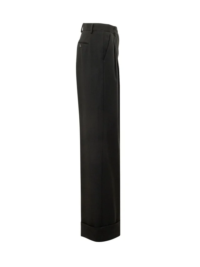 Dolce & Gabbana Straight Leg Pleated Pants, photo 2 of 3 from SENSER
