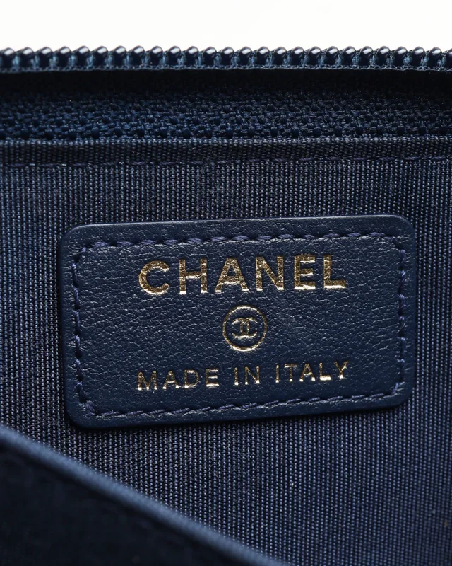 Chanel Boy Lambskin Zip Around Card Holder in Lambskin from A Retro Tale, photo 7 of 8