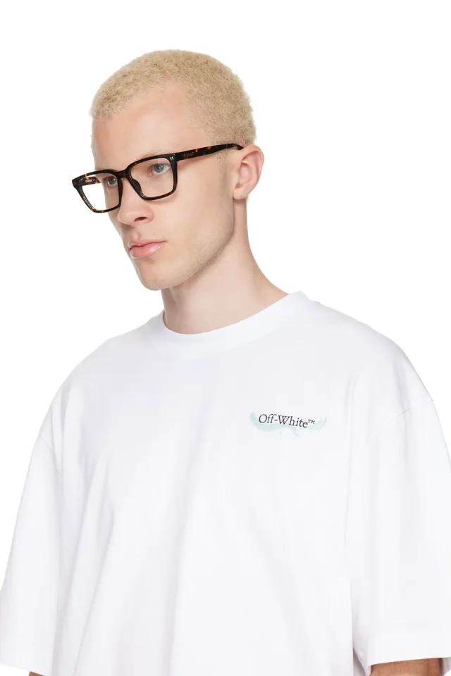 Off-White Brown Style 8I Glasses, photo 4 of 4 from SSENSE