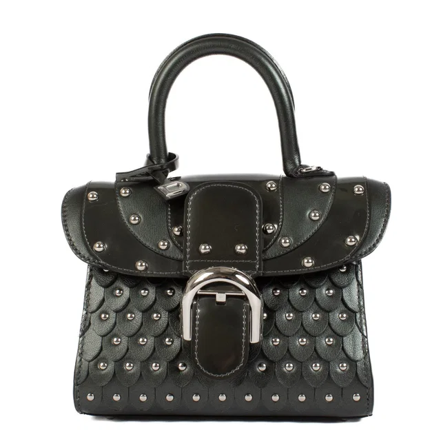 Delvaux Couture Exclusive Collection Brillant Iron Shield Bag from Labellov