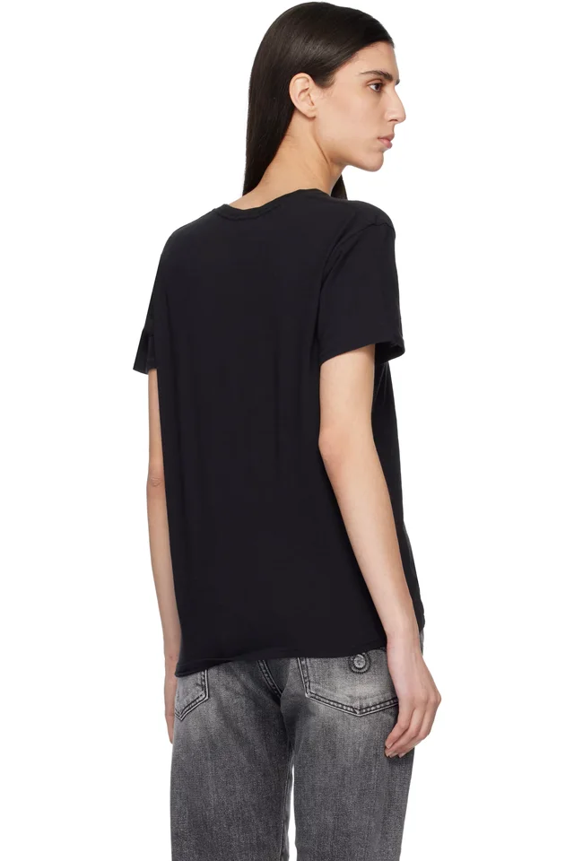 R13 Black Flaming Heart Boy T-shirt, photo 3 of 4 from SSENSE