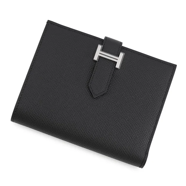 Hermès BEAN Compact Black Epsom in Black Epsom leather from GALLERY RARE