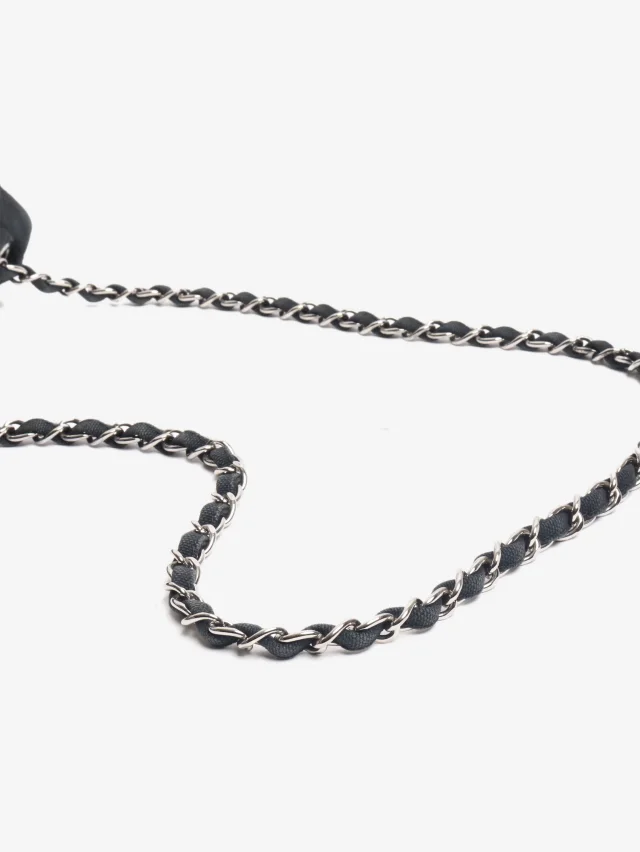 Chanel Black 2008 cruise line flap bag in Black Canvas from Sign of the Times, photo 4 of 9
