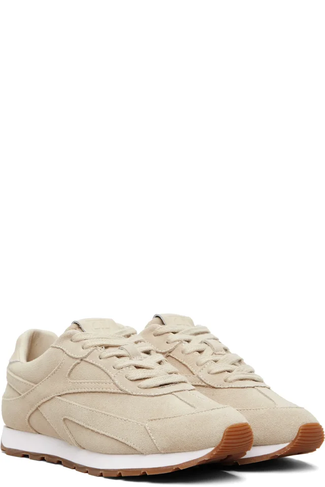 ANINE BING Beige Juno Sneakers, photo 4 of 5 from SSENSE