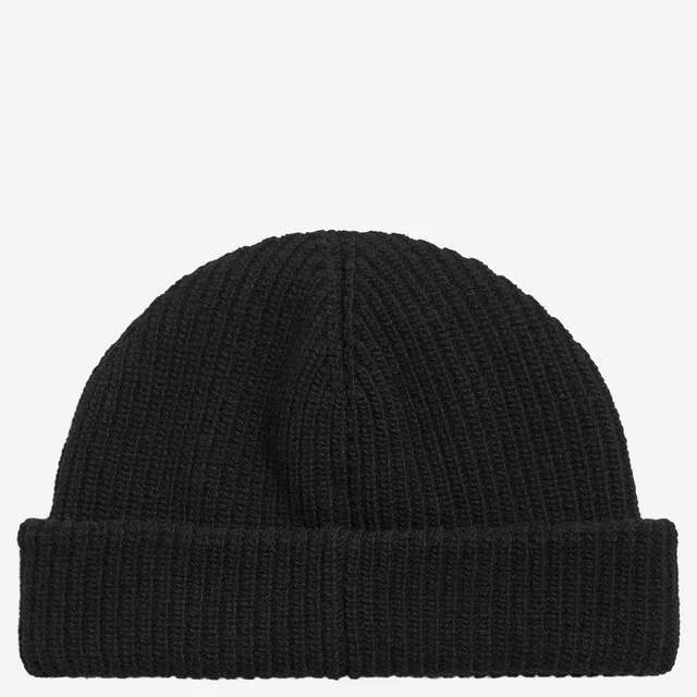 Balenciaga A001nh Ribbed Wool Beanie — Black Beanies in Black Wool from HEWI