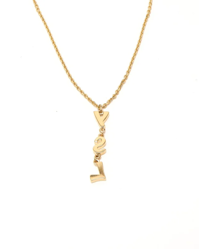 Saint Laurent Rhinestone Necklace from A Retro Tale, photo 3 of 5