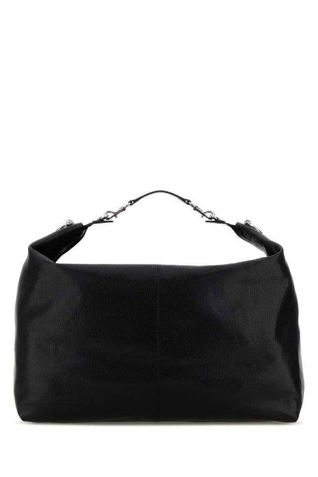 Gucci Leather Hobo Shoulder Bag — Black in Black Leather from HEWI