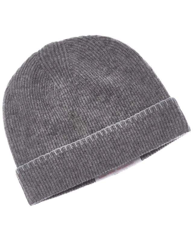Brodie Cashmere Blanket Stitch Cashmere Beanie, image 1 of 1 from Rue La La