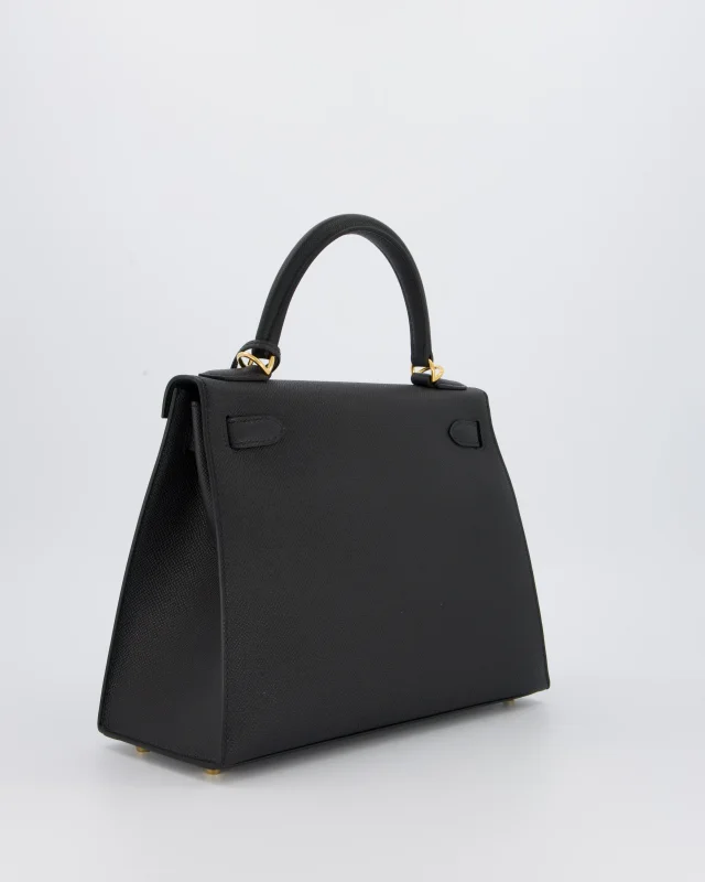 Hermès Kelly 28 Sellier Bag in Black Epsom leather from Sellier, photo 8 of 23