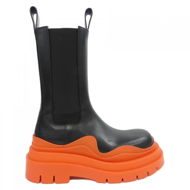 Bottega Veneta Tire Chelsea Boots Calfskin Boots in Calfskin from LuxUness