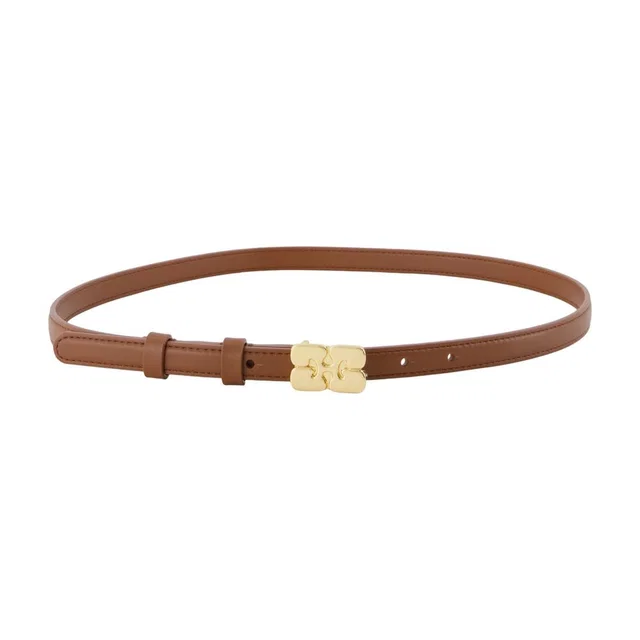 GANNI Belt — Brown Synthetic in Brown Denim from HEWI