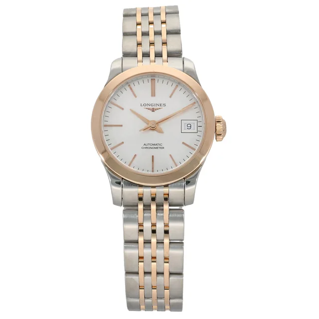 Longines Record L2.320.5 26mm Bi-Colour Watch from H&T